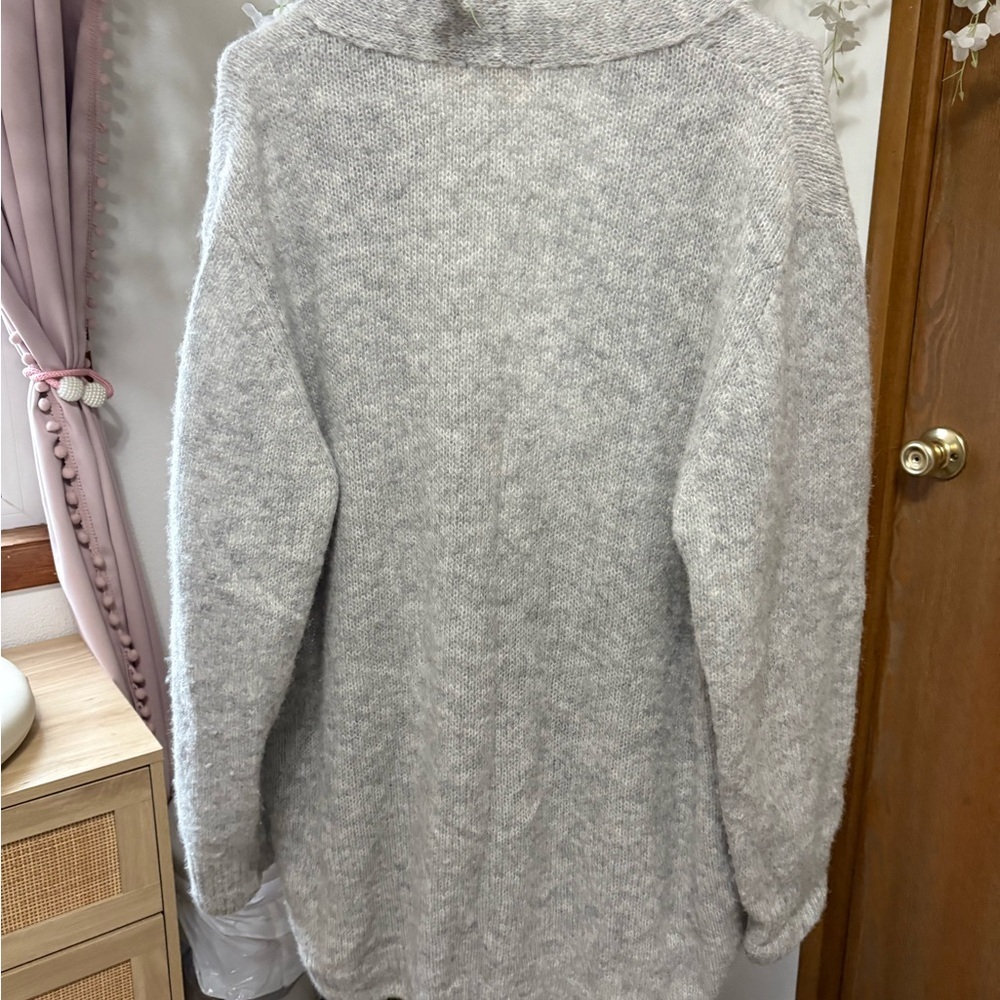 Nation LTD Heather Gray Women's Cardigan - Picture 4 of 7